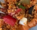A picture of step 5 of Stuffed peppers with Thai red curry couscous 🫑 🍅.
