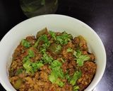 A picture of step 7 of Mutton Qeema, Green Bell Pepper And Onion.