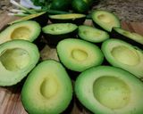 A picture of step 1 of Homemade Guacamole.