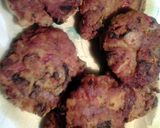 A picture of step 6 of multi mushroom patties.