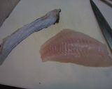 A picture of step 9 of Preparing Scorpion Fish Sashimi.