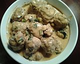 A picture of step 8 of Swedish Meatballs.