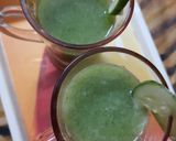 A picture of step 5 of Detox cucumber juice.
