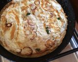 A picture of step 4 of Chapati egg roll.
