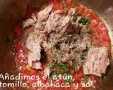 Foto del paso 10 de la receta Empanada de hojaldre, con atún y mozzarela