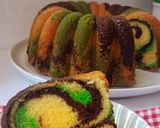 Foto langkah ke 5 dari resep Marble Cake 3 Rasa.