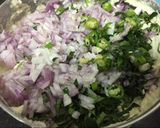 A picture of step 4 of Tayir Vada (South Indian style dahi vada).