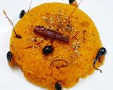 A picture of step 4 of Kesari bath.