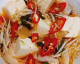 Hình bước làm 2 của món Canh kim chi giá đỗ