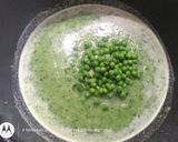 Mentás-spenótos zöldborsófőzelék rántott párizsival recept fázis 4 fotója