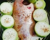 Hình bước làm 3 của món Cá điêu hồng hấp bầu