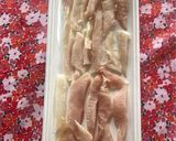 Foto del paso 1 de la receta: Tiradito de Reineta con Salsa de Tomillo e Hinojo