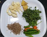 A picture of step 1 of Patra (Alu Vadi).