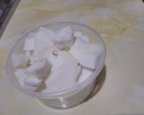 A picture of step 1 of Coconut chapati# themechallenge.
