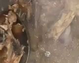 A picture of step 3 of Banga soup.