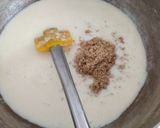 A picture of step 3 of Walnut Caramel Firni.