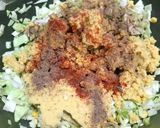 A picture of step 2 of Cabbage Chana Dal Vada.