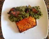 Foto del paso 6 de la receta: Arroz verde con tofu, sano y sabroso. #delantaldorado