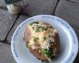 Foto langkah ke 7 dari resep Kentang Panggang Brokoli Saus Keju.