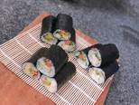 Sushi roll mini bước làm 4 hình