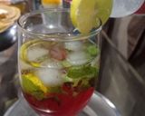 A picture of step 4 of Hibiscus flower Mojito.