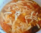 Hình bước làm 4 của món Súp Gà Nấm Rau Củ (Soupe De Poulet Aux Champignons & Légumes)