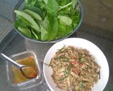 Hình bước làm 3 của món Nem chạo chay (nấm bào ngư)