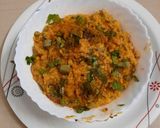 A picture of step 2 of Oats khichdi.