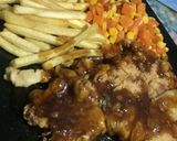 Foto langkah ke 5 dari resep Crispy Chicken Steak with Simple Brown Sauce.