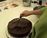 A picture of step 15 of Chocolate overloaded cake.