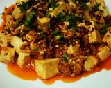 Hình bước làm 8 của món Đậu hũ tứ xuyên (ma po dou fu)