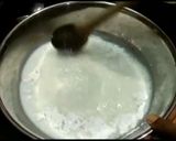 A picture of step 2 of Eggless zebra cake.