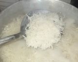 A picture of step 4 of Plain White Rice🍚.