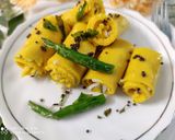 खांडवी (Khandvi recipe in Hindi) रेसिपी चरण 4 फोटो