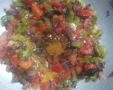 A picture of step 5 of Vegetable Massala Poha.