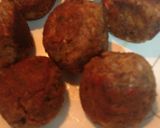 Foto del paso 4 de la receta: 💚 Albóndigas de lentejas 💚 Estofadas en salsa putanesca🖤