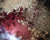 A picture of step 1 of Beetroot Falafel Sandwiches.