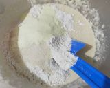 Foto langkah ke 3 dari resep Roti Krim Keju (Metode Poolish, Tanpa Ulen).