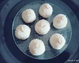 A picture of step 4 of Delicious healthy yummy desiccated coconut ladoo.