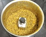 A picture of step 2 of Huggi gojju/ masala kichidi with sweet and tangy rasam.