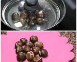 Foto del paso 4 de la receta: Castañas asadas al horno, microondas y a la sartén