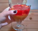 صورة لخطوة 2 من وصفة تحلية الفلان فاني وفراولة مع الفواكه🍓🍑🍌🍸