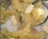 A picture of step 2 of Pepper Pork Loin Medallions on a Bed of Mashed Potatoes.
