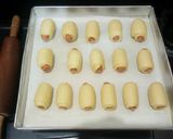 Foto langkah ke 4 dari resep Mini Sausage Bread/roti unyil isi sosis a.k.a Killer Soft Bread.