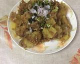 A picture of step 3 of Sweet potato Chaat.