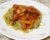 Foto del paso 14 de la receta: Spinach Noodle and Mushroom
