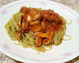 Foto del paso 14 de la receta: Spinach Noodle and Mushroom