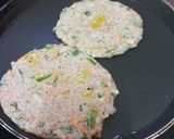 A picture of step 3 of Brown rice flour cheela.
