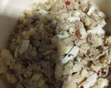 A picture of step 3 of 3 spice bread sandwich.