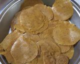 A picture of step 12 of Meethi- namkeen papdi.